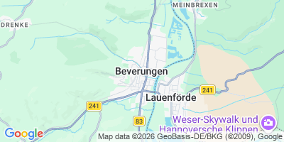 Karte Beverungen