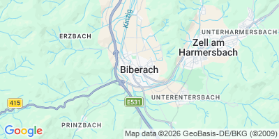 Karte Biberach