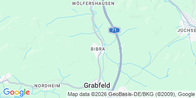 Karte Bibra