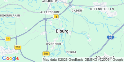 Karte Biburg