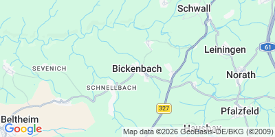 Karte Bickenbach