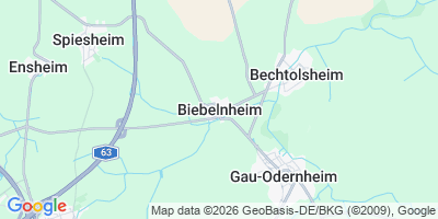 Karte Biebelnheim