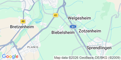Karte Biebelsheim