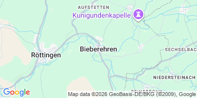 Karte Bieberehren