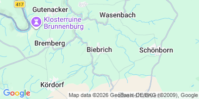 Karte Biebrich