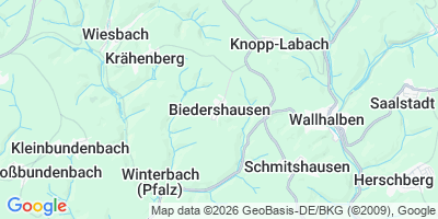 Karte Biedershausen