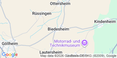 Karte Biedesheim