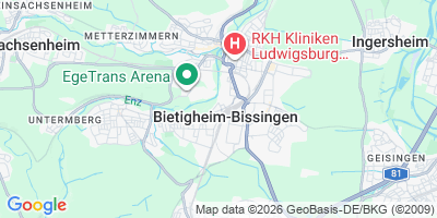 Karte Bietigheim-Bissingen