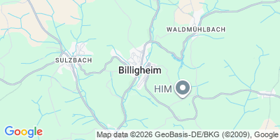 Karte Billigheim
