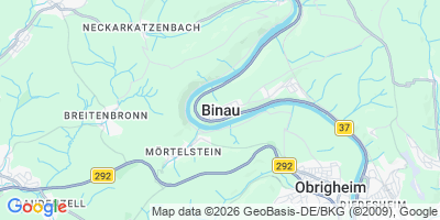 Karte Binau