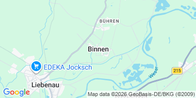 Karte Binnen