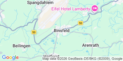 Karte Binsfeld