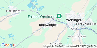 Karte Binswangen