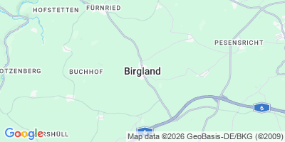 Karte Birgland