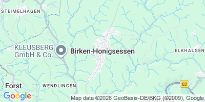 Karte Birken-Honigsessen