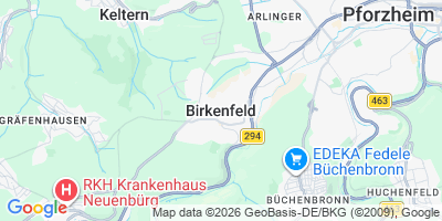 Karte Birkenfeld