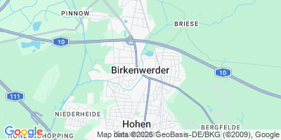 Karte Birkenwerder