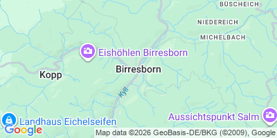 Karte Birresborn