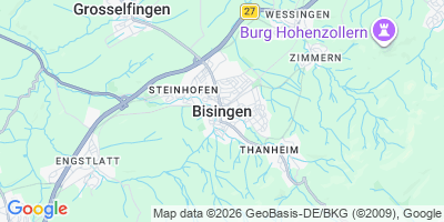 Karte Bisingen