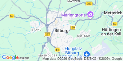 Karte Bitburg