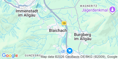 Karte Blaichach