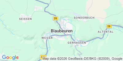 Karte Blaubeuren
