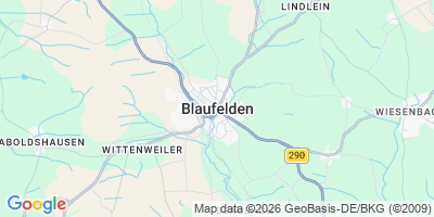 Karte Blaufelden