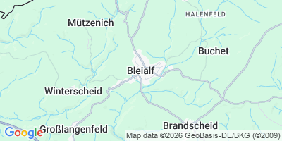 Karte Bleialf