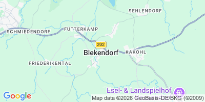 Karte Blekendorf