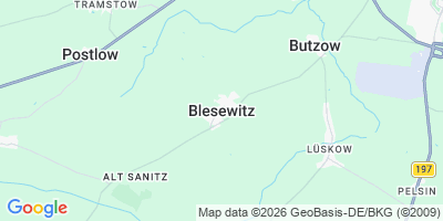 Karte Blesewitz