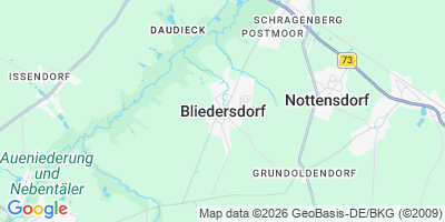 Karte Bliedersdorf
