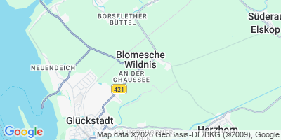 Karte Blomesche Wildnis
