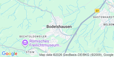 Karte Bodelshausen