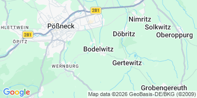 Karte Bodelwitz