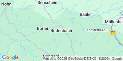 Karte Bodenbach