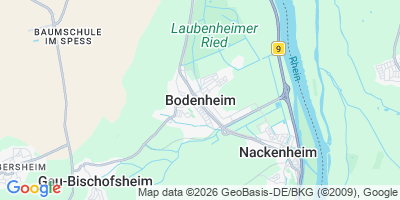 Karte Bodenheim