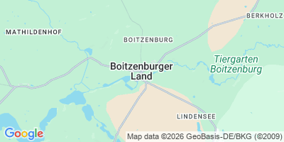 Karte Boitzenburger Land