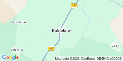 Karte Boldekow