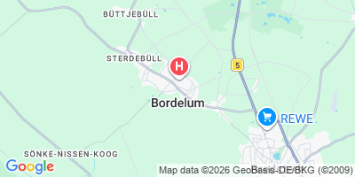 Karte Bordelum
