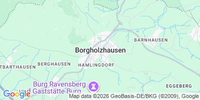 Karte Borgholzhausen