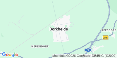 Karte Borkheide