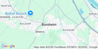 Karte Bornheim, Stadt