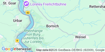 Karte Bornich