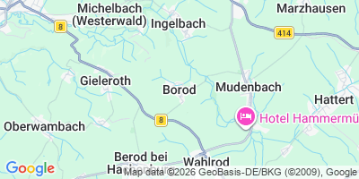 Karte Borod