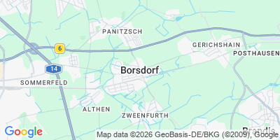 Karte Borsdorf