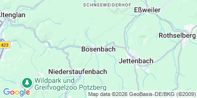 Karte Bosenbach