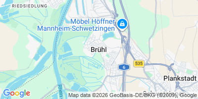 Karte Brühl