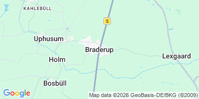 Karte Braderup