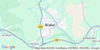 Karte Brakel