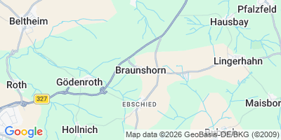 Karte Braunshorn